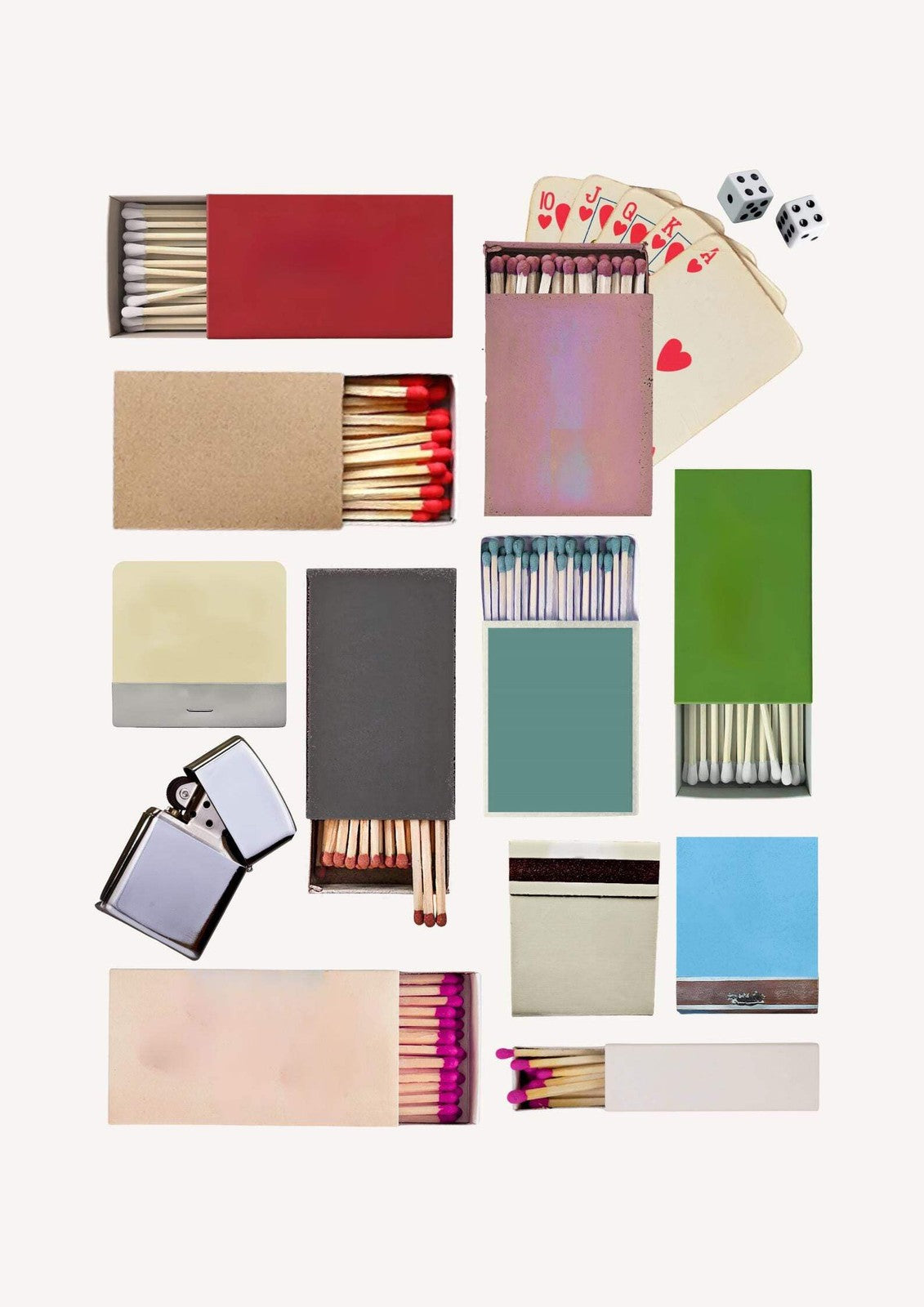 Personalised Matchbook Art Print | Custom Travel Keepsake