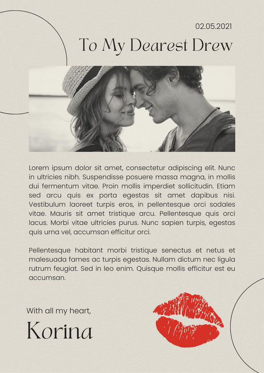 Personalised anniversary Poster: Custom Love Gift Valentines