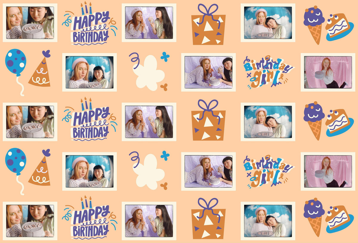 Personalised Photo Wrapping Paper – Custom designs