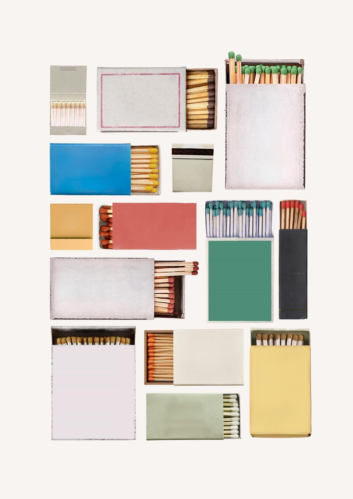 Personalised Matchbook Art Print | Custom Matchbook Style Poster | A4 A3 A2 A1 | Modern Wall Art