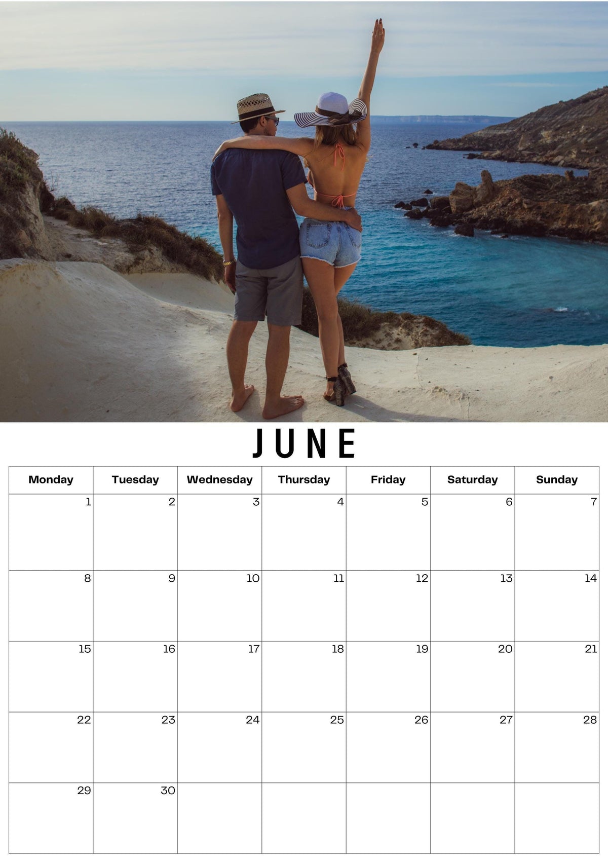 Custom Photo Calendar: Personalised Keepsake Gift