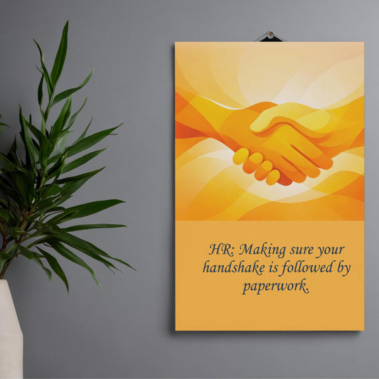 HR Humour Posters – Printable Set of 5 (Digital Download)