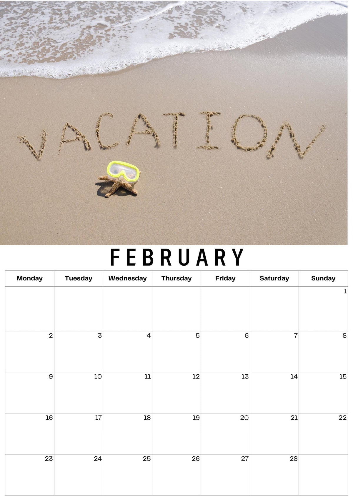 Custom Photo Calendar: Personalised Keepsake Gift
