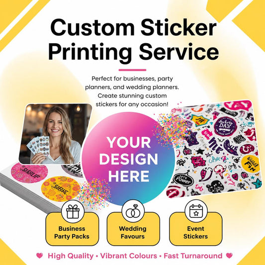 Custom Sticker Printing – Personalised for Every Occasion