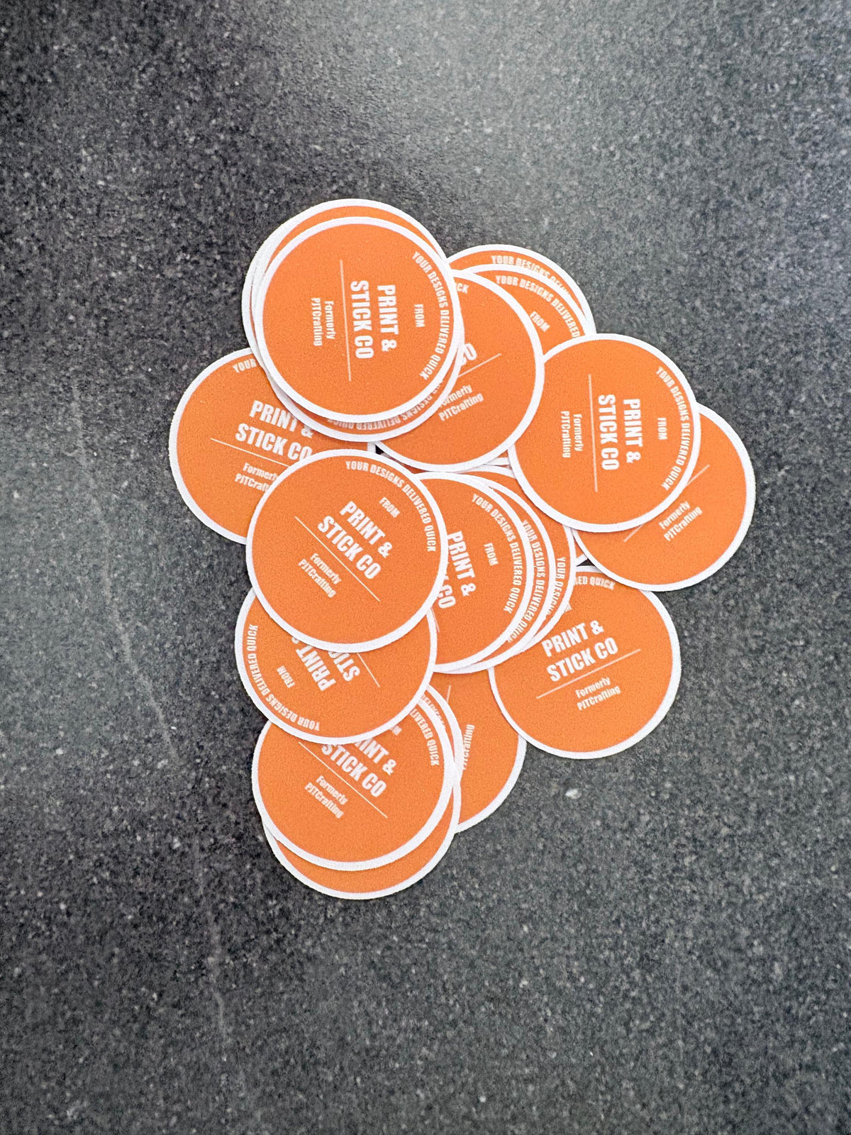 Custom logo stickers