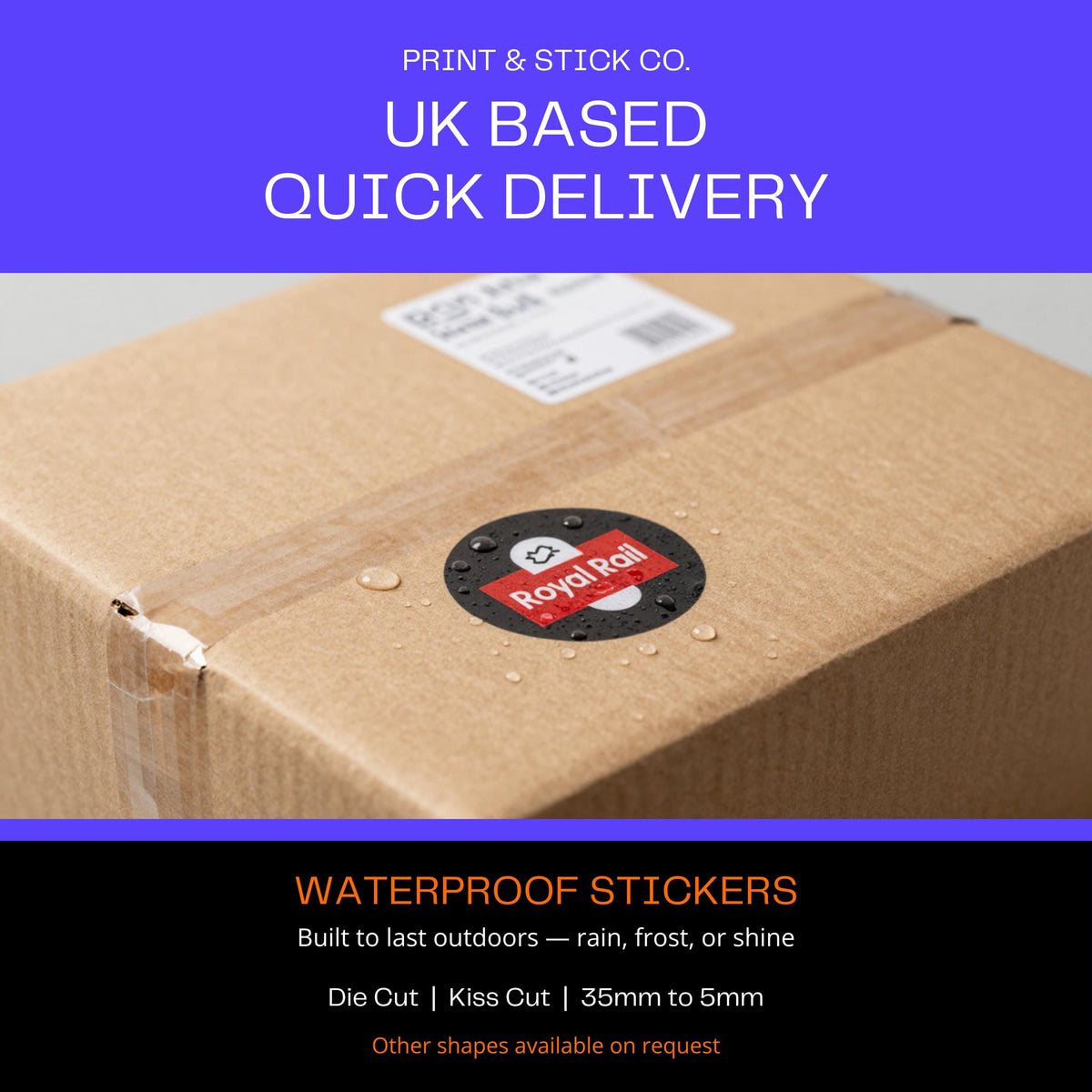 Custom logo stickers